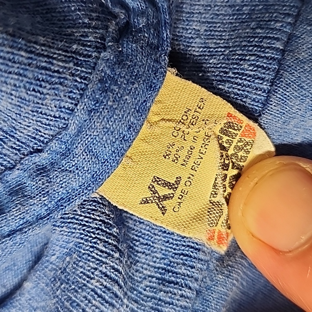 Vintage Single Stitch Screen Stars Blue Preschool Graphic Tee - Picture 2 of 5